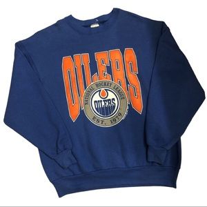 1990 Edmonton Oilers Sweatshirt Men’s XL Vintage